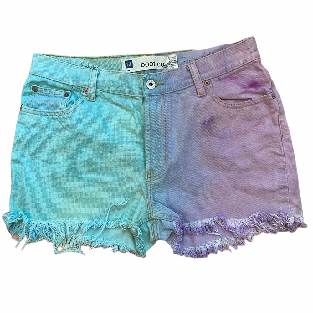 Hand dyed shorts